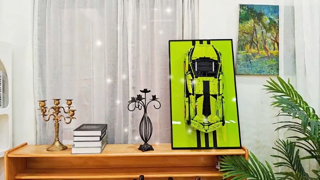 装飾品 壁掛け レゴ用ディスプレイ壁掛けマウント